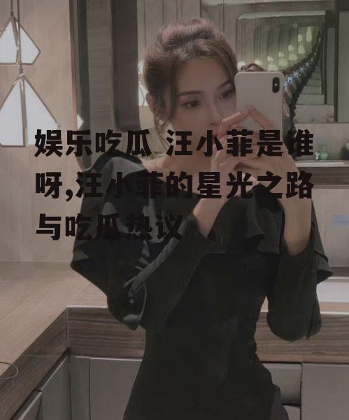 娱乐吃瓜 汪小菲是谁呀,汪小菲的星光之路与吃瓜热议