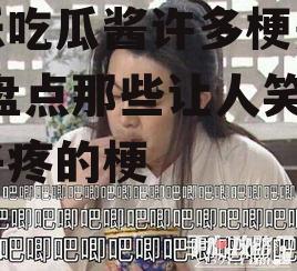 娱乐吃瓜酱许多梗是什么,盘点那些让人笑到肚子疼的梗