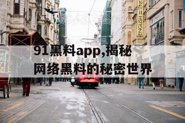 91黑料app,揭秘网络黑料的秘密世界