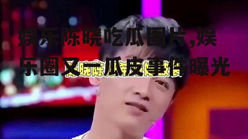 娱乐陈晓吃瓜图片,娱乐圈又一瓜皮事件曝光