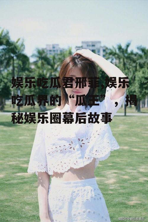 娱乐吃瓜君邢菲,娱乐吃瓜界的“瓜王”，揭秘娱乐圈幕后故事