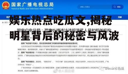 娱乐热点吃瓜文,揭秘明星背后的秘密与风波